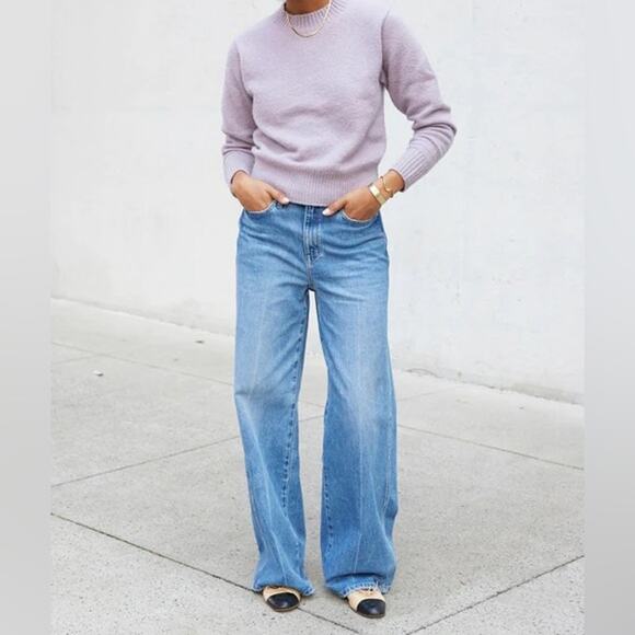 AYR Denim - AYR Top Floor Jeans Wide Leg High Waist Slouchy Baggy Fit Classic Denim 28